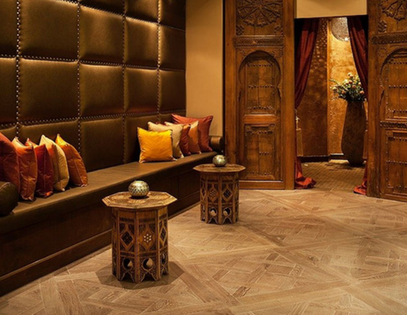 Commercial flooring installation