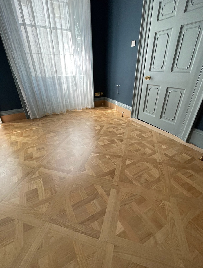 Floor restoration before and after